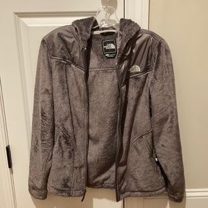 Silky soft North Face hooded jacket.